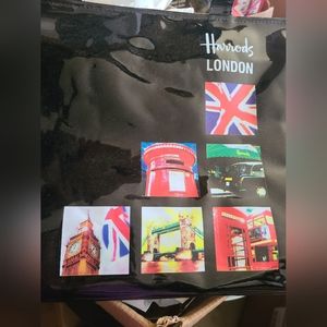 Harrods London Black Tote